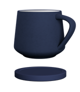Pastel Avorium mug with matching ceramic coaster.