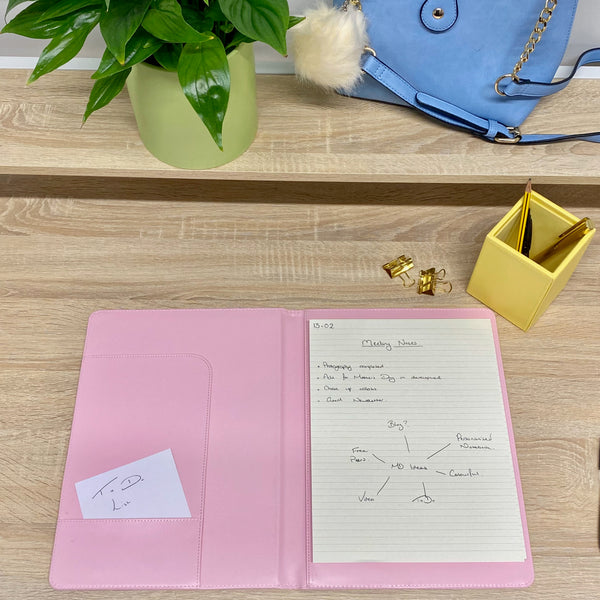 A gorgeous image of how you can use your folio desk pad!