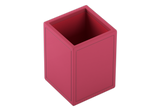 Declutter your desk with a stylish red pen pot