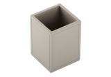 Declutter your desk with a stylish grey pen pot