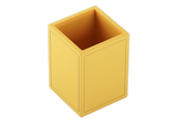 Declutter your desk with a stylish yellow pen pot