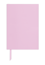 Personalise our pink notebook for the perfect gift