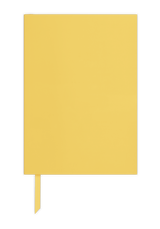 Personalise our yellow notebook for the perfect gift