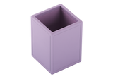 Declutter your desk with a stylish purple pen pot