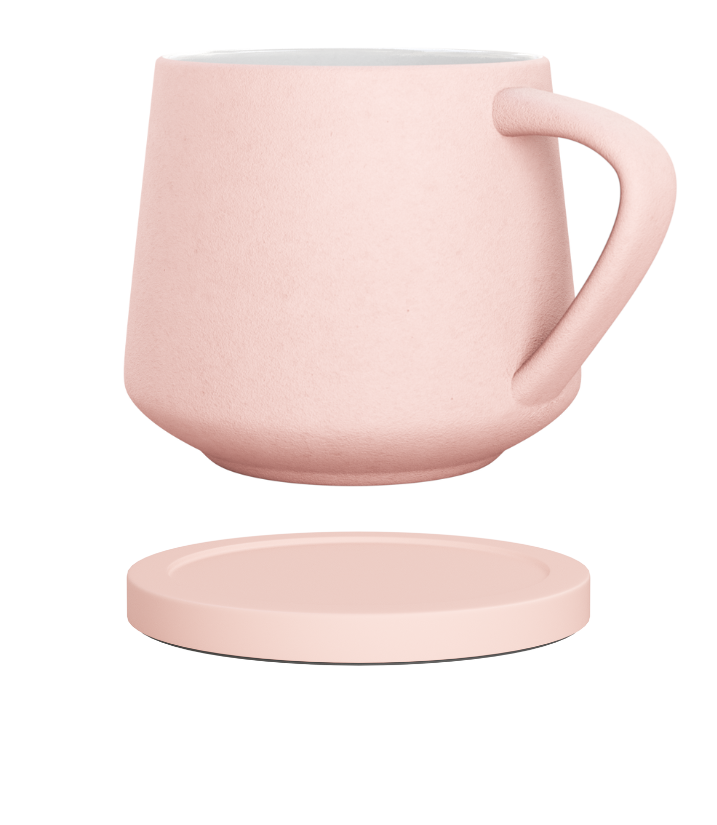 Pastel Avorium mug with matching ceramic coaster. 