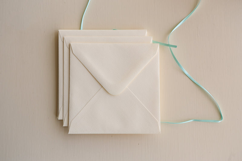 Small Ivory Envelopes