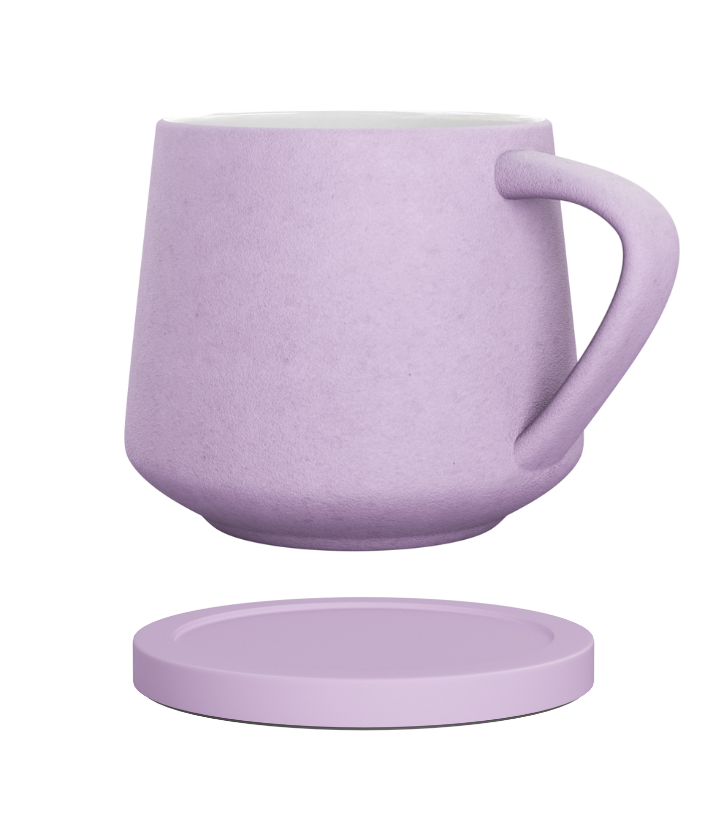 Pastel Avorium mug with matching ceramic coaster. 