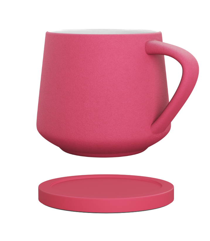 Pastel Avorium mug with matching ceramic coaster. 