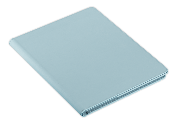 Personalise our blue folio for the perfect gift